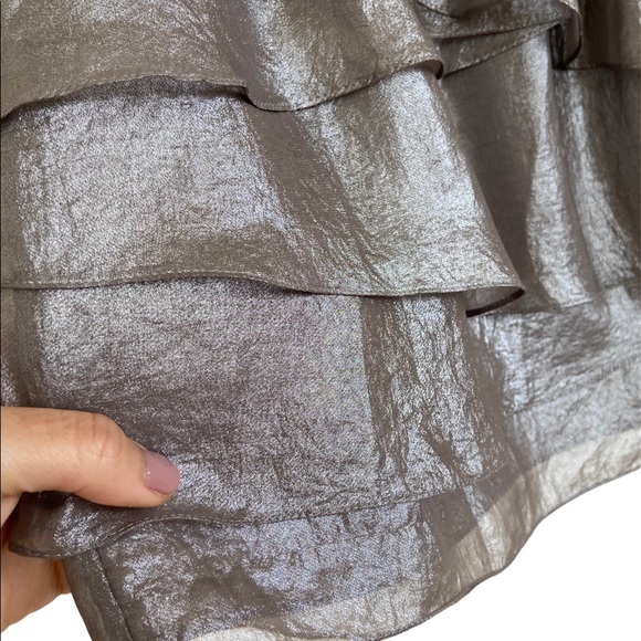 Club Monaco Metallic Mini Robin Skirt - Picture 4 of 10